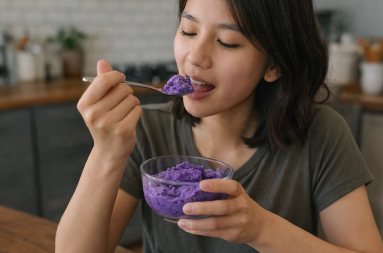 Why is it recommended to consume ube?